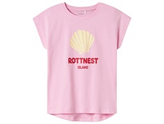 Name It top pink with Rottnest print